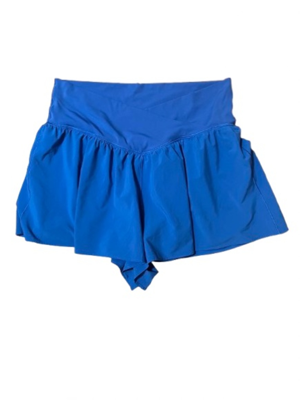 Offline by Aerie Women’s Active Crossover Shorts - Blue Size XL